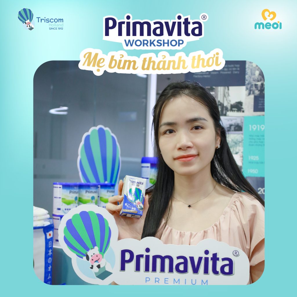 Hình ảnh đẹp của các mẹ bỉm cùng Primavita