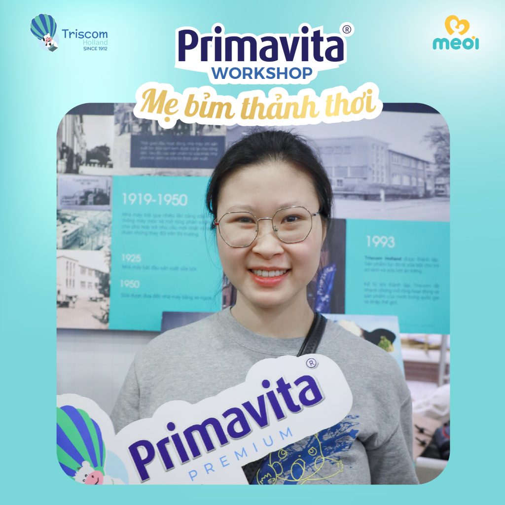 Hình ảnh đẹp của các mẹ bỉm cùng Primavita