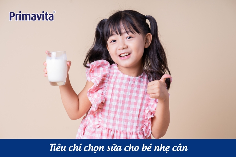 Tiêu chí chọn sữa cho trẻ nhẹ cân