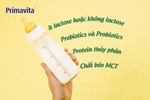 Thành phần cần chú ý khi chọn sữa rối loạn tiêu hoá cho bé