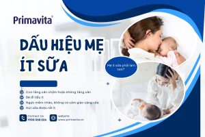 cách tăng sữa cho mẹ ít sữa