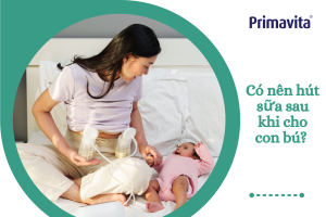 Có nên hút sữa sau khi cho con bú hay không?