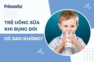uống sữa lúc đói