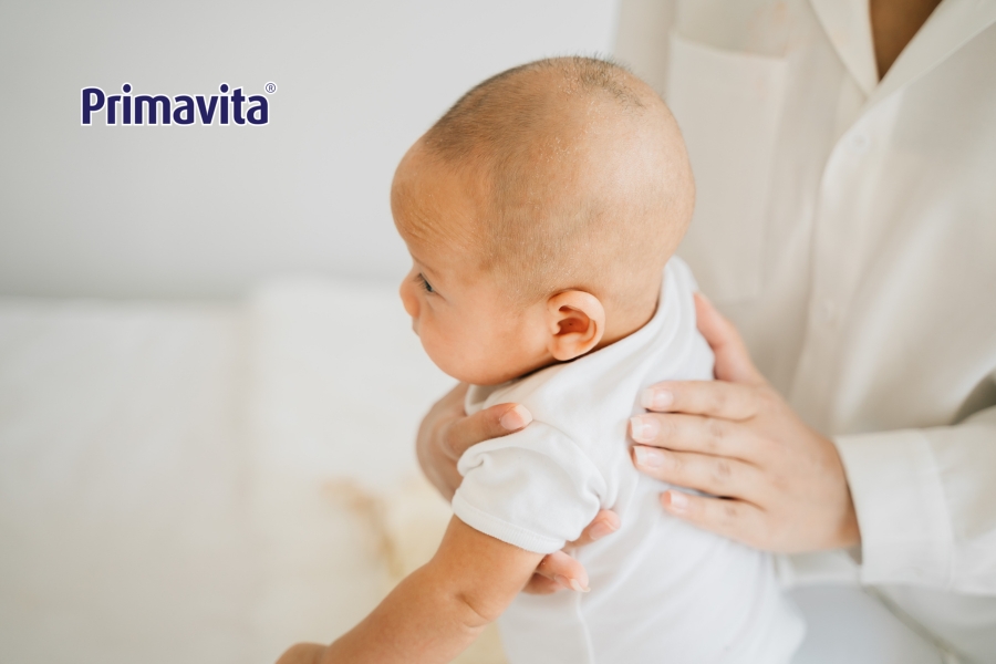 Hướng dẫn vỗ ợ hơi cho bé