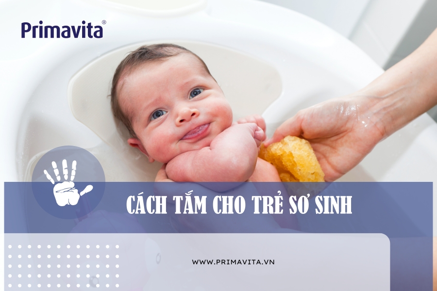 Cách tắm bé sơ sinh