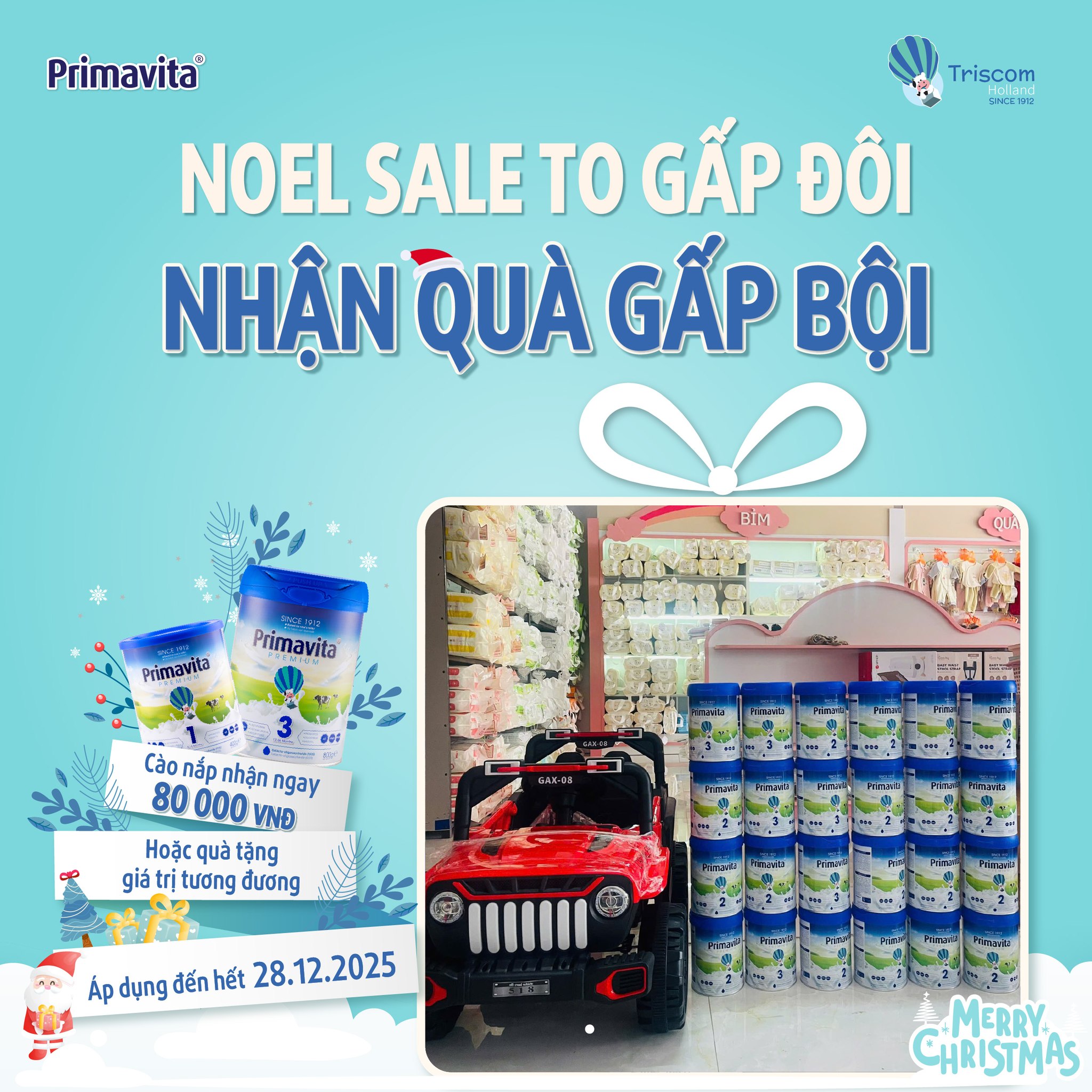 Primavita - Giáng sinh ưu đãi ngập tràn