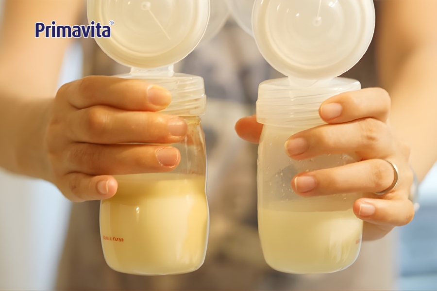 Hiện tượng sữa mẹ bị tách nước