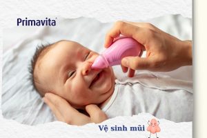 Cách vệ sinh mũi cho bé