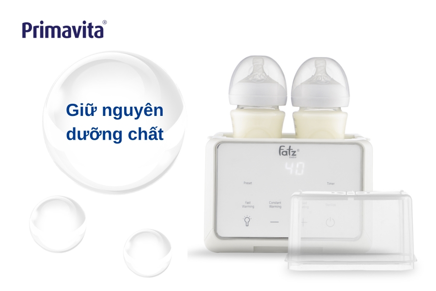 Cách hâm sữa mẹ đúng cách