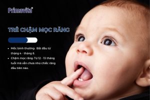 Trẻ chậm mọc răng